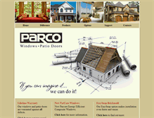 Tablet Screenshot of parcowindows.com